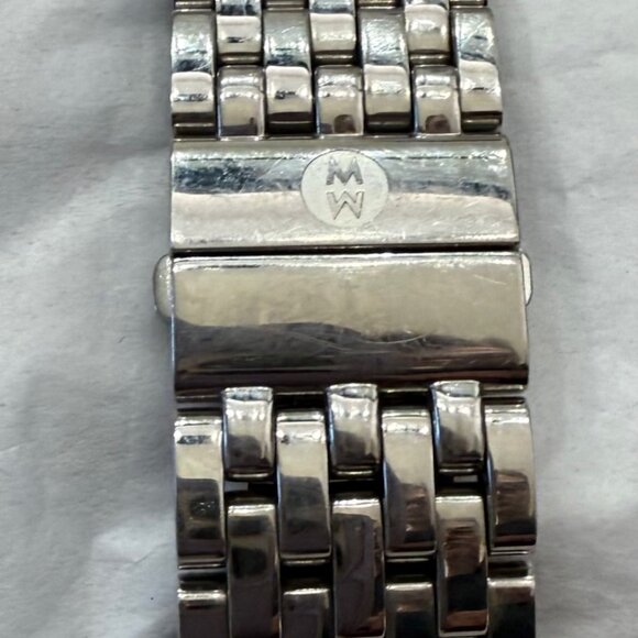 Michele CSX 36mm, MOP Diamond Dial, Chronograph Watch, A14060SS Stainless Band